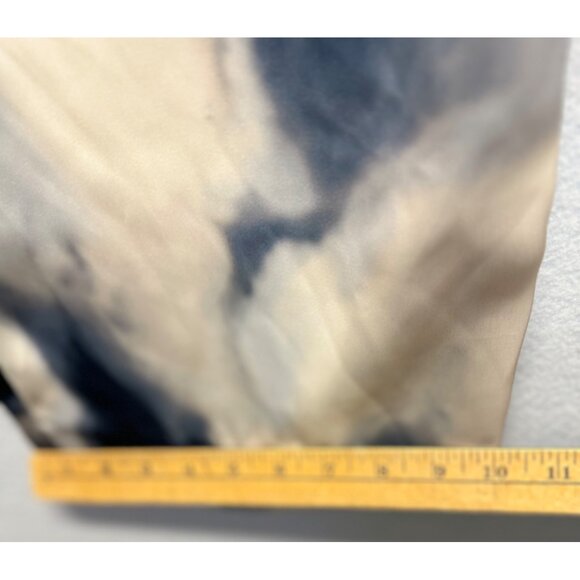 H&M Tie-Dye Elastic Waist Satin Pants With Side Pockets Size Large - Picture 6 of 9